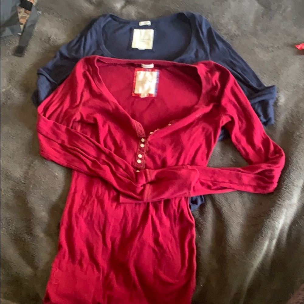Gilly Hicks thermal slim fit tops sz s-m